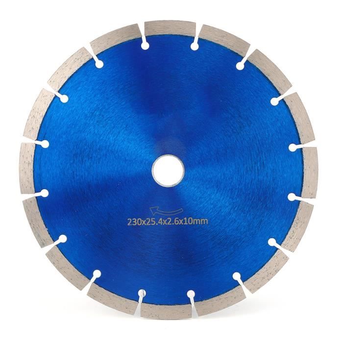 Lame De Scie Diamant Turbo 230 Mm / 9 Pouces - DT-DIATOOL - Coupe Béton, Granit, Marbre