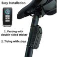 ROKOO 113dB sans fil antivol vibration moto vélo étanche sécurité vélo alarme avec télécommande-1