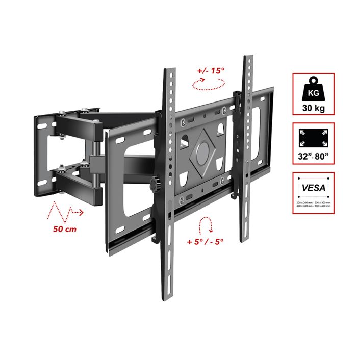 Support Clavier Mural Pivotant Et Réglable - Plateau Inclinable +180°/-180°, Hauteur Réglable, Pour Bureau Ergonomique