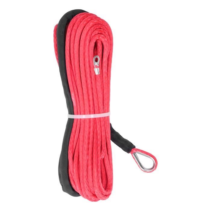 Akozon Corde De Treuil Tbest Remorque Ropetrailer Winch Rope 6Mmx15M/ 1 ...