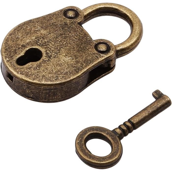Carnet secret de notes pour fille avec cadenas métallique et clé