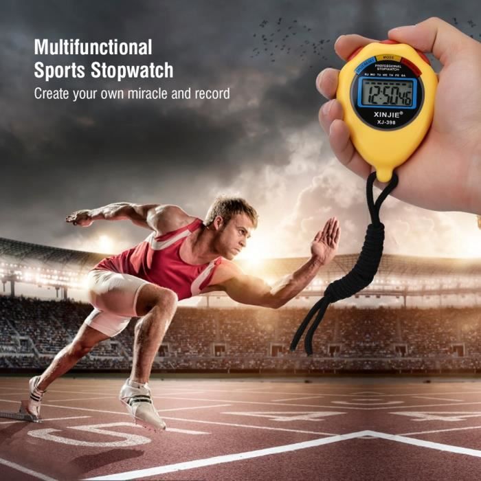 Chronomètre Électronique d'Athlétisme BOYOU - Jaune - Sport Chronomètre Électronique d'Athlétisme BOYOU - Jaune - Sport