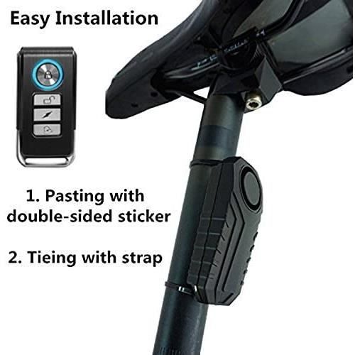 Alarme Moto/Vélo Sans Fil, Alarme Antivol De Sécurité Avec Télécommande