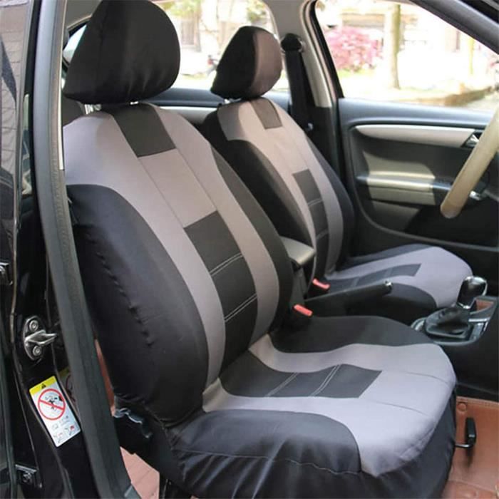 Accessoires de voiture ensemble de housses de siège housses avant arrière  universelles coussin en cuir - SENEGAL ELECTROMENAGER