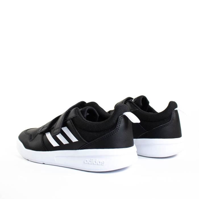 Baskets ADIDAS VECTOR C Enfant Noir Blanc Fermeture Scratch