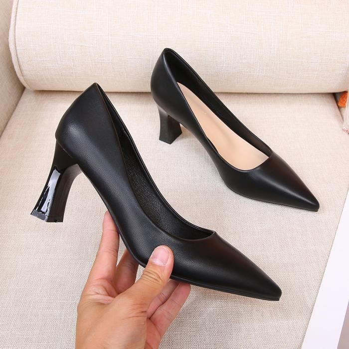Escarpins a Bride Mariage Noir Chaussure Bout Pointu Femme Petit Talon Semelle en Caoutchouc 34 43 Grande Taille G34 Achat Vente Escarpins a Bride Mariage Noir Chaussure Bout Pointu Femme Petit Talon ...