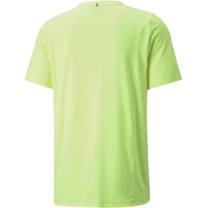 T Shirt de Running PUMA Homme Jaune Cdiscount Sport