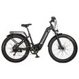 Vélo électrique tout-terrain KELKART GN26 500W 48V avec batterie Samsung 17.5AH - Noir-2