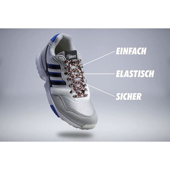 Lacets elastiques a lacets en differentes couleurs noir blanc rouge et motifs leopard leopard des neiges zebre lacet 158 Cdiscount Chaussures