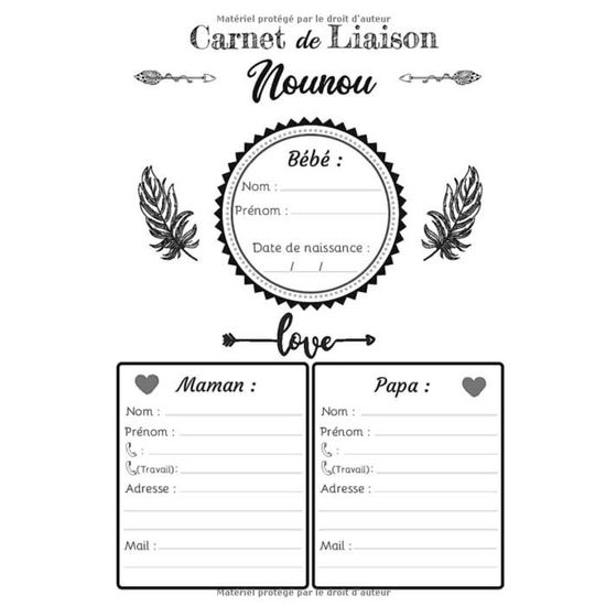 1157 Carnet De Liaison Nounou Journal De Bord Quotidien De Bebe A Completer Cahier De Suivi Maternel Et Transmission Entre Pare Cdiscount 1157 Carnet De Liaison Nounou Journal De Bord Quotidien De Bebe A Completer Cahier De Suivi Maternel Et Transmission Entre Pare Cdiscount