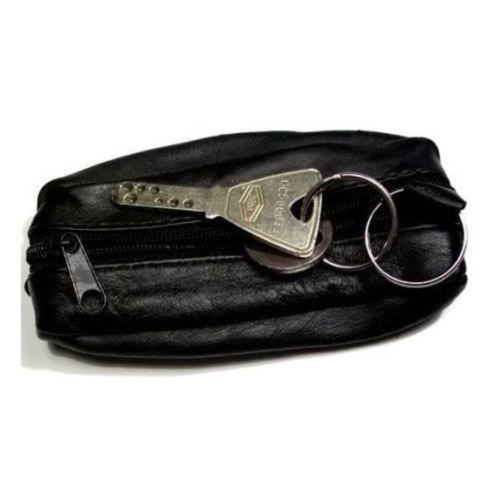 Mini Pouch Cuir D'Agneau Véritable Fabriqué En France - Porte Monnaie Homme Femme