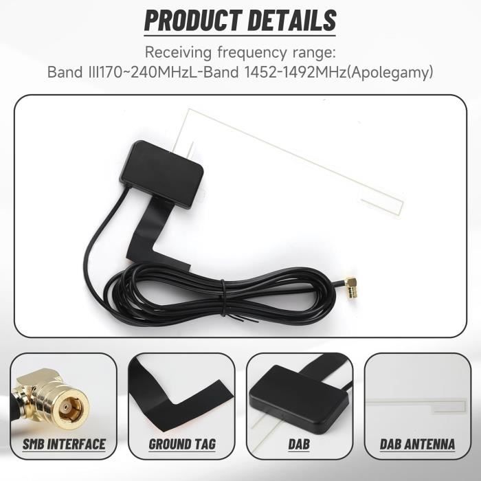 Adaptateur Antenne ISO Femelle>DIN Mâle - 19 Cm - Foto 7