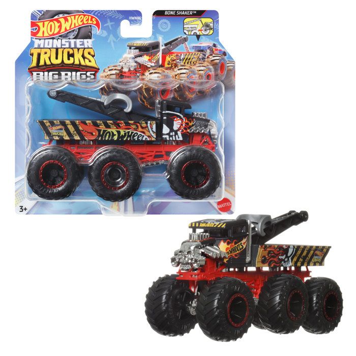 Hot Wheels City – Transporteurs Shark Chomp Et Dragon Launch + 10 Voitures