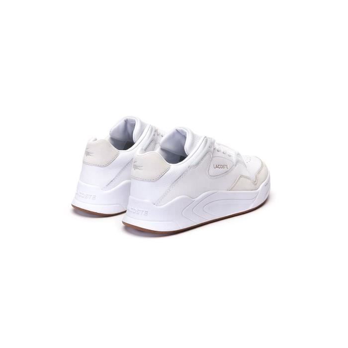 Baskets Lacoste Court Slam Blanc Pour Homme Blanc Cdiscount