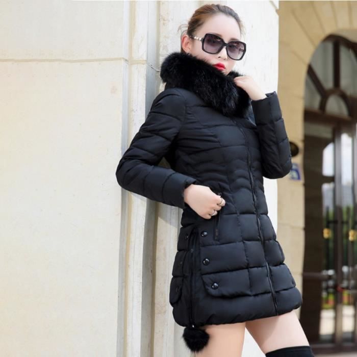 Doudoune femme fourrure luxe deals