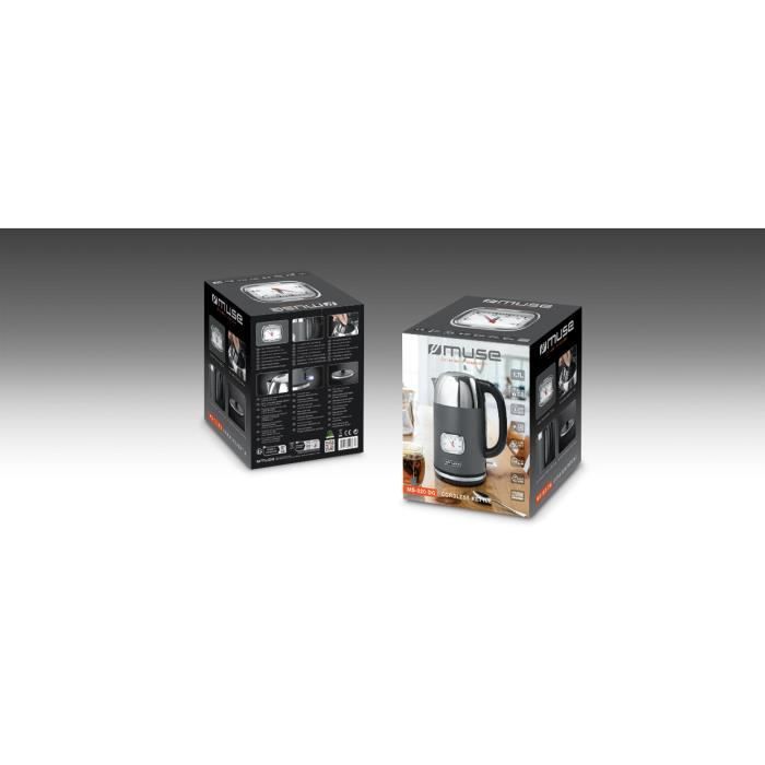 Bouilloire Inox 1,8L Sans Fil TECHWOOD