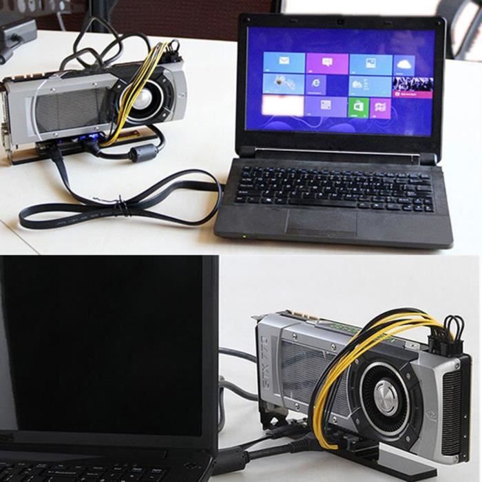 v8.0 exp gdc beast ordinateur portable dock de carte video independante externe pour ordinateur portable