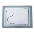 Aica 100*70 cm LED Miroir de salle de bain Mural- Blanc froid 6000K commutateur tactile-3