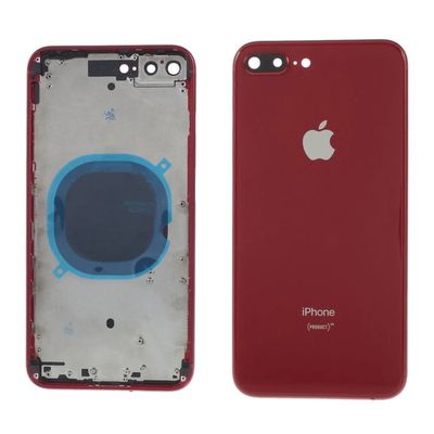 Châssis Arrière Rouge Pour IPhone 8 Plus - Compatible Apple, Neuf, Fabrication Française