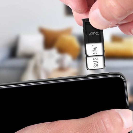 Tiroir Sim/SD Pour Xiaomi Redmi 5A – Noir, Pièce D’origine Neuve