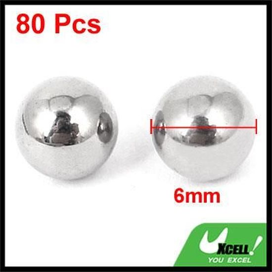 100 Billes Acier Carbone 6mm – Pour Roulements Vélo, Frondes, Catapultes – Surface Lisse Et Durable - 3