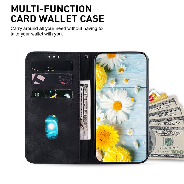 Coque Portefeuille En Cuir PU Pour Xiaomi 15T Pro – Rabat Aimanté, 3 Fentes Cartes, Support Ajustable – Or Rose