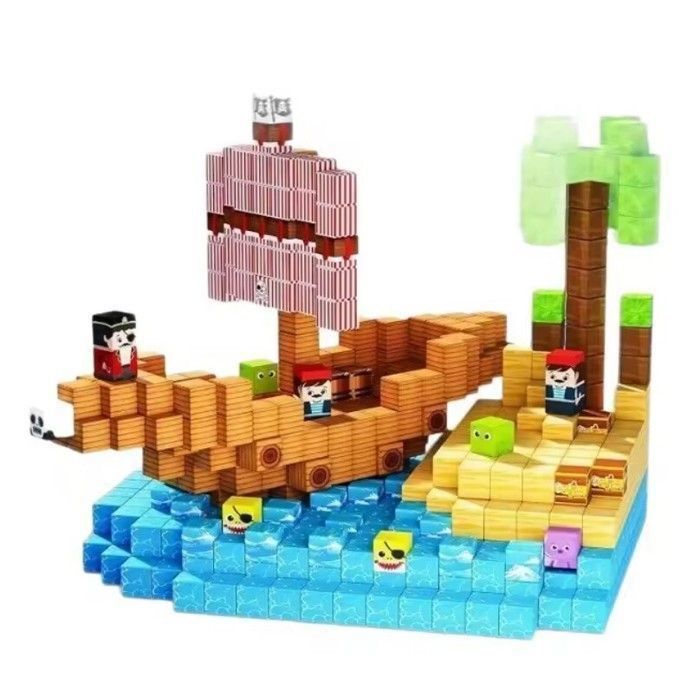 Bateau Pirate Black Pearl En Bouteille – Blocs De Construction 3D – Modèle Détaillé Avec Support – Compatible Briques Connues – Dès 14 Ans