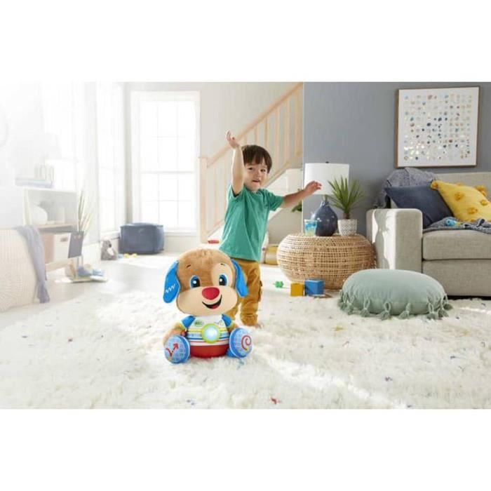 Fisher price peluche puppy eveil progressif 40 cm GXV96 Cdiscount Jeux Jouets