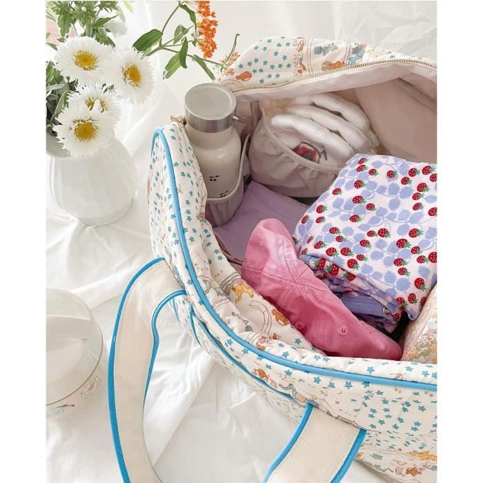 Sac maman fleuri Grand sac floral ALTERBag pour couches de b b