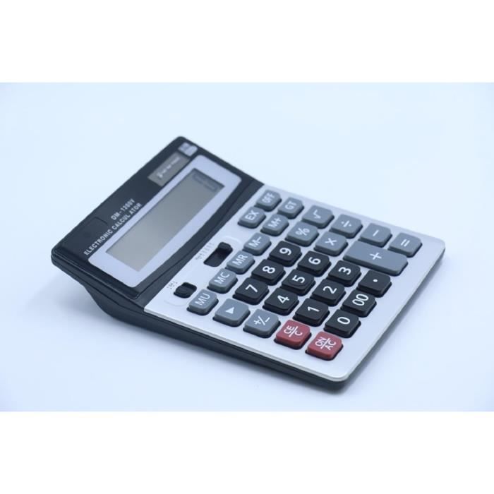 Calculatrice Compacte 8 Chiffres Donau Tech - Solaire Et Batterie, Fonction Racine Carrée (97x60x10 Mm)
