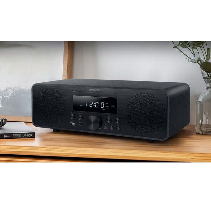 AUNA Microstar Sing - chaîne karaoké Verticale Micro système, Lecteur CD, Bluetooth, Enceintes stéréo, Port USB, Tuner FM, entrée/Sortie vidéo AUX, écran LCD, éclairage LED - Argent