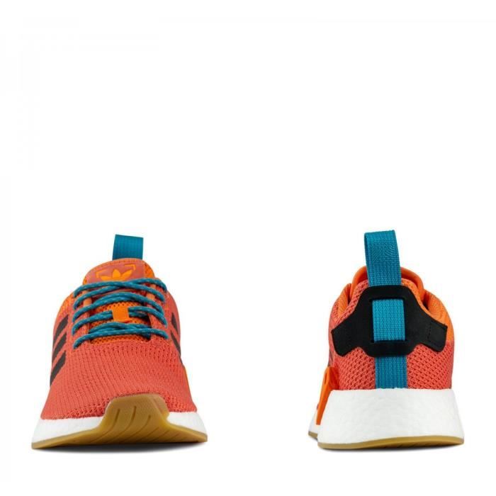 Adidas originals nmd r2 summer new arrivals boost trainers in orange cq3081