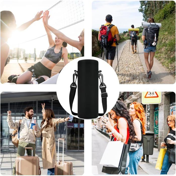 VGEBY1 Sac de Transport pour Bouteille d'eau en néoprène 1000 ML avec Housse Isotherme pour Le Sport, Red VGEBY1 Sac de Transport pour Bouteille d'eau en néoprène 1000 ML avec Housse Isotherme pour Le Sport, Red