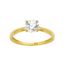 bague or 750 zirconium bague or 750 zirconium