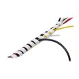D-Line Spiral Cable Wrap Recouvrement pour câble 2.5 m blanc-0