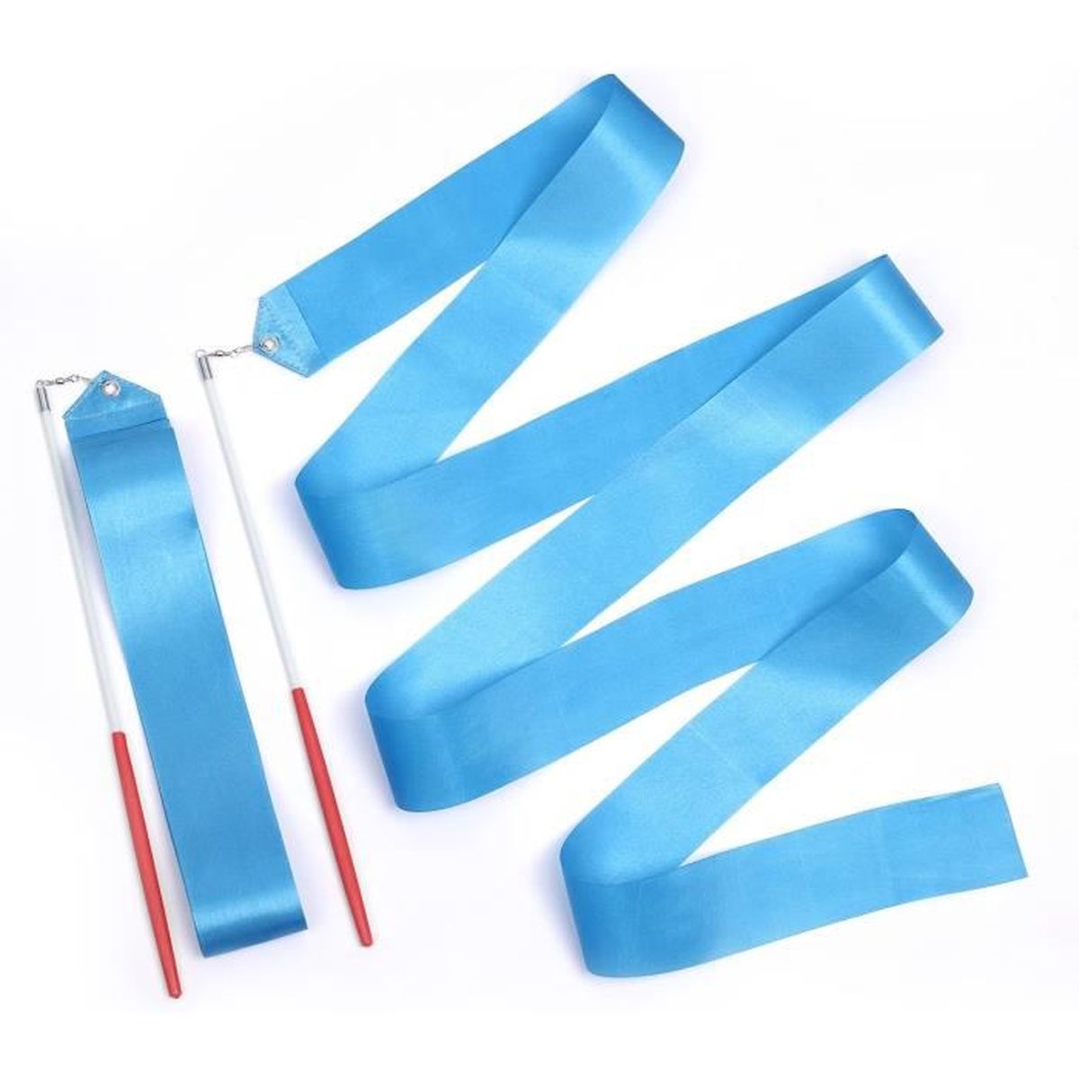 KINBOM 2pcs Rubans de Danse, 2m Ruban de Gymnastique Enfant Long Dance Ribbon pour Une Soirée Entraînement Danse Artistique, avec Baguette de Danseur de Ruban (Jaune Clair KINBOM 2pcs Rubans de Danse, 2m Ruban de Gymnastique Enfant Long Dance Ribbon pour Une Soirée Entraînement Danse Artistique, avec Baguette de Danseur de Ruban (Jaune Clair