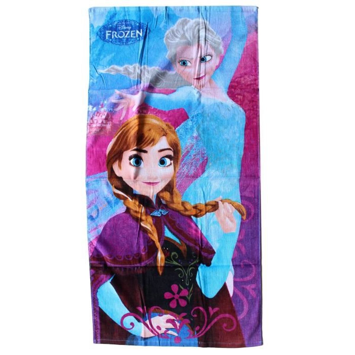 La Reine Des Neiges Serviette De Plage Drap De Plage 100 Coton Disney Licence Officielle