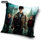 CARBOTEX Housse de coussin - Harry Potter - Scène finale - 40x40 cm - 100% polyester - Vert