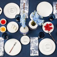 Karaca Cordelia Blanc Set de petit déjeuner 26 pièces nacré pour 6 personnes ou à la table d'hôtes Set de petit déjeuner, set de vai