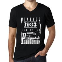 Homme T-Shirt Col V Pièces D'Origine Vieillies À La Perfection 1983 – Original Parts Aged To Perfection 1983 – 40 Ans T-Shirt