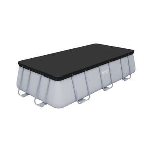 Bâche Hivernage Piscine Hors-sol 5x8 M - Protection Rectangulaire, étanche, Filet à Feuilles - 7