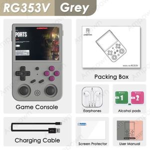 CONSOLE PSP 16G(No Games) - RG353V-GREY - Console de jeux vidé