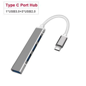 HUB Modèle 4 en 1 USB - Adaptateur Multiport 4 en 1 US