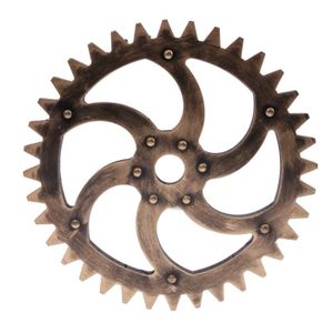 #c Generic 29cm Bois Engrenage Steampunk Barre D/écor Murale Maison Bar Color/é 29cm
