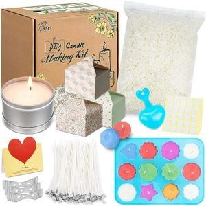 Queta DIY Kit de Fabrication de Bougies Outils d/’Artisanat de Bougies de Bricolage M/èches de Bougies Bo/îte de Bougies Support de M/èches de Bougies Type 2
