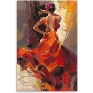 TABLEAU - TOILE Tableau Decoration Murale Danseurs de Flamenco Aff