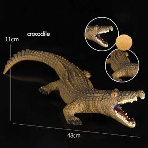 FIGURINE - PERSONNAGE Grand crocodile - Grand modèle de jouet de figurin