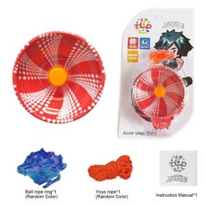 YOYO - ASTROJAX Rouge 2 - Yo-yo professionnel en métal pour enfants et débutants, jouets d'extérieur, accessoires éducatifs