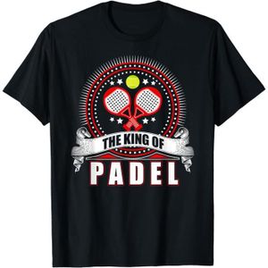 BALLE DE TENNIS King of Padel Tennis avec raquettes et balles de sport et loisirs T-Shirt.[G970]
