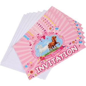 10 cartes invitation anniversaire avec ou sans enveloppe Encanto Ref 6